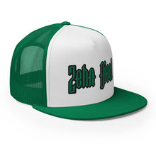 Load image into Gallery viewer, Trucker Cap (Kelly Green w/Black)