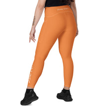 Load image into Gallery viewer, Leggings with pockets (Flamenco w/White)