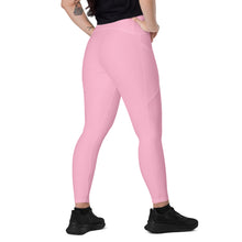 Load image into Gallery viewer, Leggings with pockets (Cotton Candy w/White)