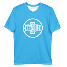 Load image into Gallery viewer, Circle Logo Tee (Deep Sky Blue w/White)