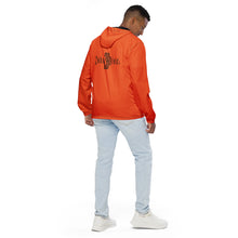 Load image into Gallery viewer, Men’s Windbreaker (Orange w/Black)