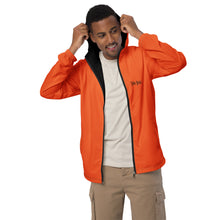 Load image into Gallery viewer, Men’s Windbreaker (Orange w/Black)