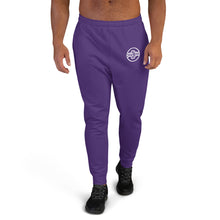 Load image into Gallery viewer, Circle Logo Joggers (Purple w/White)