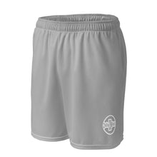 Load image into Gallery viewer, Unisex mesh shorts (Silver w/White)