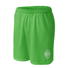 Load image into Gallery viewer, Unisex mesh shorts (Mantis w/White)