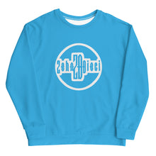Load image into Gallery viewer, Circle Logo Sweatshirt (Deep Sky Blue w/White)