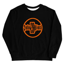 Load image into Gallery viewer, Circle Logo Sweatshirt (Black w/Orange)