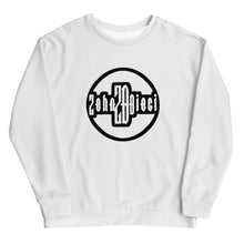 Load image into Gallery viewer, Circle Logo Sweatshirt (White w/Black)