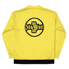 Load image into Gallery viewer, Unisex Bomber Jacket (Yellow w/Black)