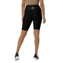 Load image into Gallery viewer, Biker Shorts (Black w/White)