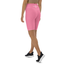 Load image into Gallery viewer, Biker Shorts (Tickle Me Pink w/White)