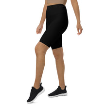 Load image into Gallery viewer, Biker Shorts (Black w/White)