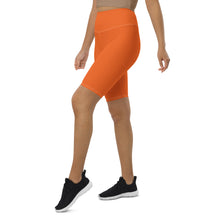 Load image into Gallery viewer, Biker Shorts (Orange w/White)