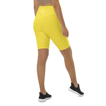 Load image into Gallery viewer, Biker Shorts (Yellow w/White)
