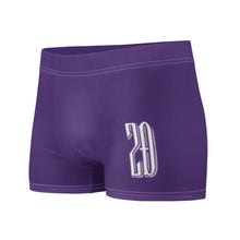 Load image into Gallery viewer, (Purple w/White) Boxer Briefs