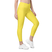 Load image into Gallery viewer, Crossover leggings with pockets (Daisy)
