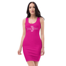 Load image into Gallery viewer, "Anytime Dress" (Medium Violet Red w/White)