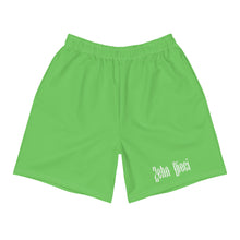 Load image into Gallery viewer, Men's Athletic Long Shorts (Mantis w/White)