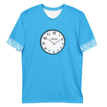 Load image into Gallery viewer, "Perfect Timing" Tee (Deep Sky Blue w/White)