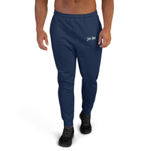 Load image into Gallery viewer, Men's Joggers (Navy & White)
