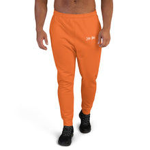 Load image into Gallery viewer, Men's Joggers (Orange & White)