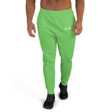 Load image into Gallery viewer, Men's Joggers (Lime Green & White)