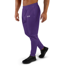 Load image into Gallery viewer, Men's Joggers (Purple & White)