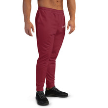 Load image into Gallery viewer, Men's Joggers (Burgundy & White)