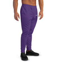 Load image into Gallery viewer, Men's Joggers (Purple & White)