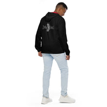 Load image into Gallery viewer, Men’s Windbreaker (Black w/Red trim inside)