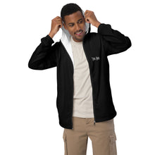 Load image into Gallery viewer, Men’s Windbreaker (Black w/White trim inside)