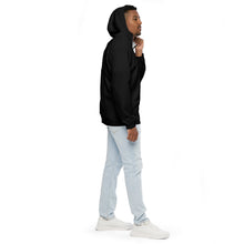 Load image into Gallery viewer, Men’s Windbreaker (Black w/White trim inside)