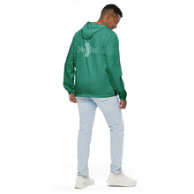 Load image into Gallery viewer, Men’s Windbreaker (Niagara & Purple w/Orange trim inside)