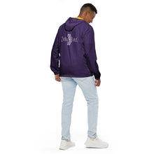 Load image into Gallery viewer, Men’s Windbreaker (Purple w/Gold trim inside)