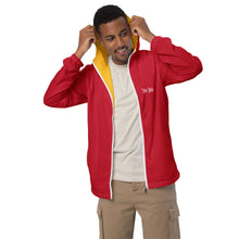 Load image into Gallery viewer, Men’s Windbreaker (Red w/Gold trim inside)