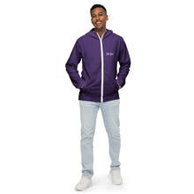 Load image into Gallery viewer, Men’s Windbreaker (Purple w/Gold trim inside)