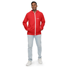 Load image into Gallery viewer, Men’s Windbreaker (Alizarin w/Silver trim inside)