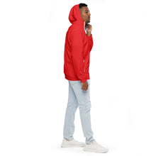 Load image into Gallery viewer, Men’s Windbreaker (Alizarin w/Silver trim inside)