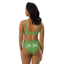 Load image into Gallery viewer, High-waisted bikini set (Green)