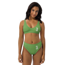 Load image into Gallery viewer, High-waisted bikini set (Green)