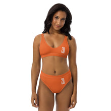 Load image into Gallery viewer, High-waisted bikini set (Orange)