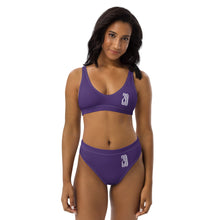 Load image into Gallery viewer, High-waisted bikini set (Purple)