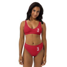Load image into Gallery viewer, High-waisted bikini set (Red)