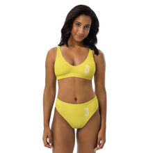 Load image into Gallery viewer, High-waisted bikini set (Yellow)