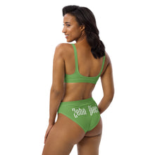 Load image into Gallery viewer, High-waisted bikini set (Green)
