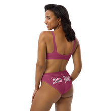 Load image into Gallery viewer, High-waisted bikini set (Lipstick)