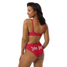Load image into Gallery viewer, High-waisted bikini set (Red)