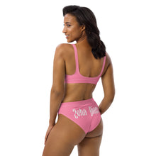 Load image into Gallery viewer, High-waisted bikini set (Tickle Me Pink)