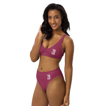 Load image into Gallery viewer, High-waisted bikini set (Lipstick)