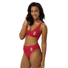 Load image into Gallery viewer, High-waisted bikini set (Red)